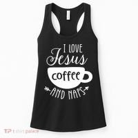 I Love Jesus Coffee And Naps Women's Tank Top thumb 0