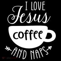 I Love Jesus Coffee And Naps Baby Bodysuit thumb 2