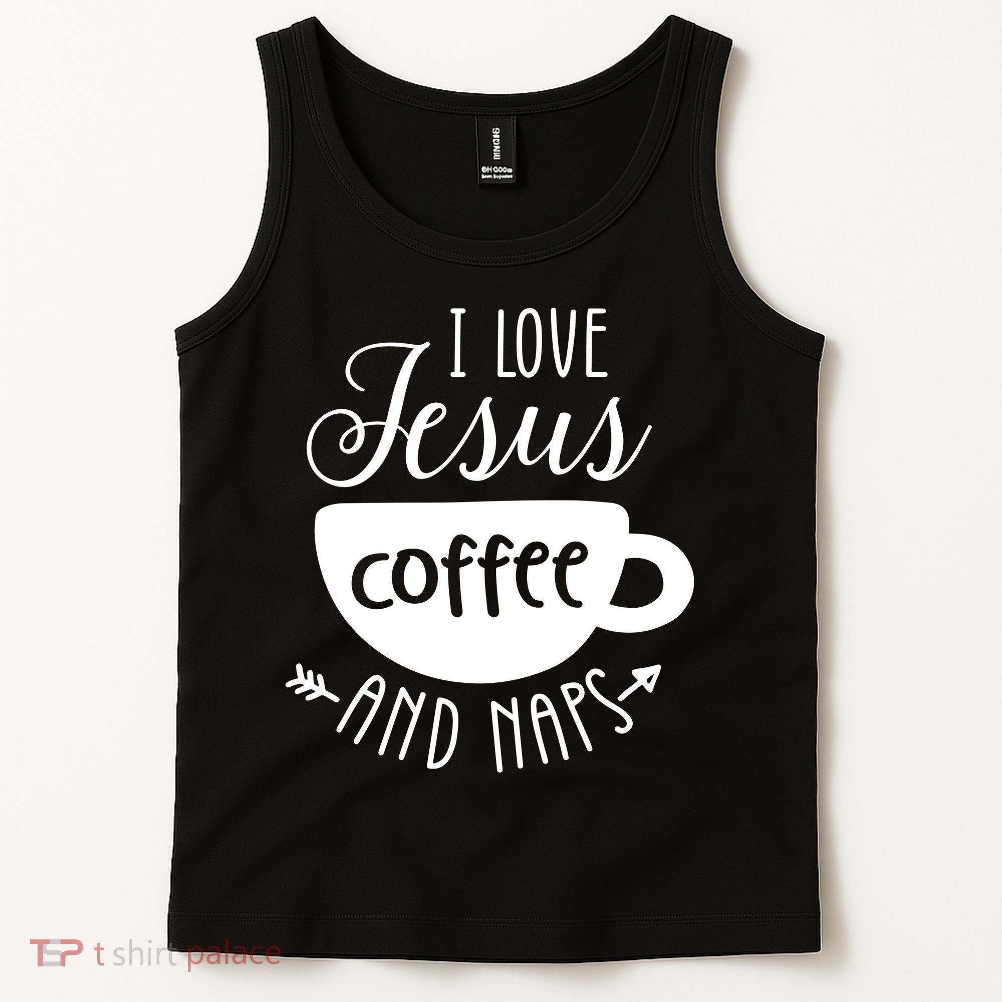 I Love Jesus Coffee And Naps Tank Top
