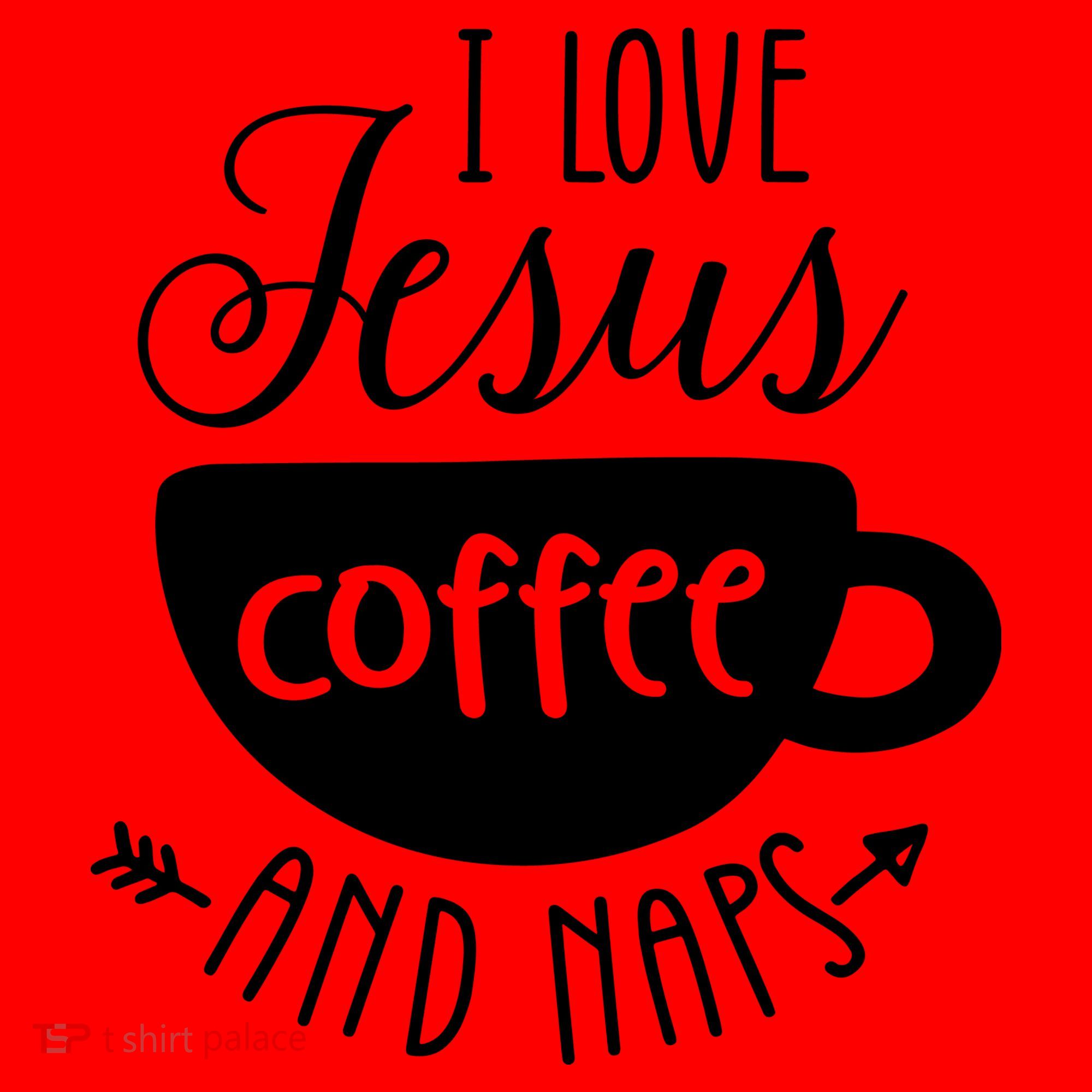 I Love Jesus Coffee And Naps Santa Hat
