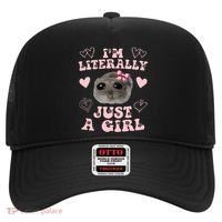 Im Literally Just A Girl Sad Hamster Meme Hat thumb 0