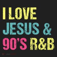 I Love Jesus And 90s R&B Rnb Music Lover Women's Sweatshirt thumb 2