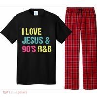I Love Jesus And 90s R&B Rnb Music Lover Pajama Set thumb 0