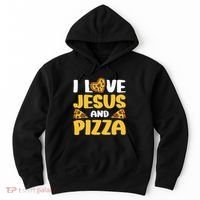 I Love Jesus And Pizza Hoodie thumb 0