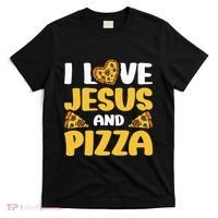 I Love Jesus And Pizza T-Shirt thumb 0