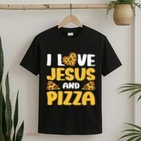 I Love Jesus And Pizza T-Shirt thumb 2