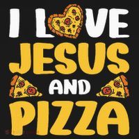 I Love Jesus And Pizza Bucket Hat thumb 4