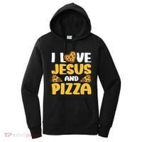 I Love Jesus And Pizza Women's Hoodie thumb 0