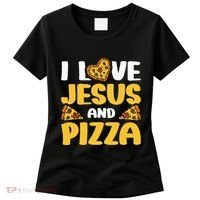 I Love Jesus And Pizza Women's T-Shirt thumb 0