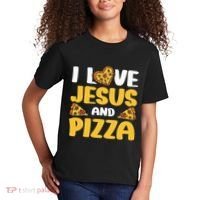 I Love Jesus And Pizza Kids T-Shirt thumb 2