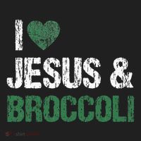 I Love Jesus And Broccoli Lover Funny Vegetable Veggies Food Beanie thumb 2