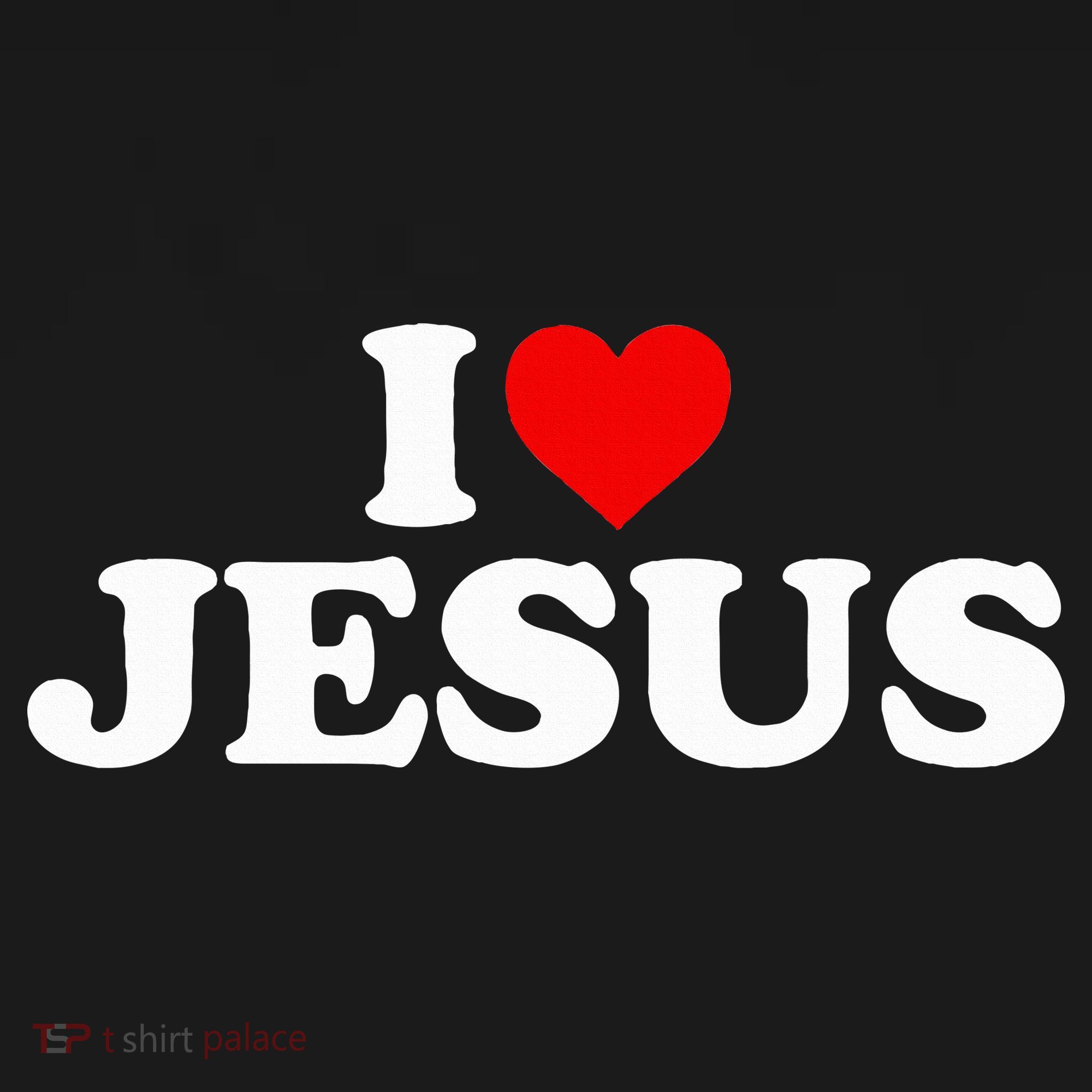 I Love Jesus - Heart  Doggie Tank