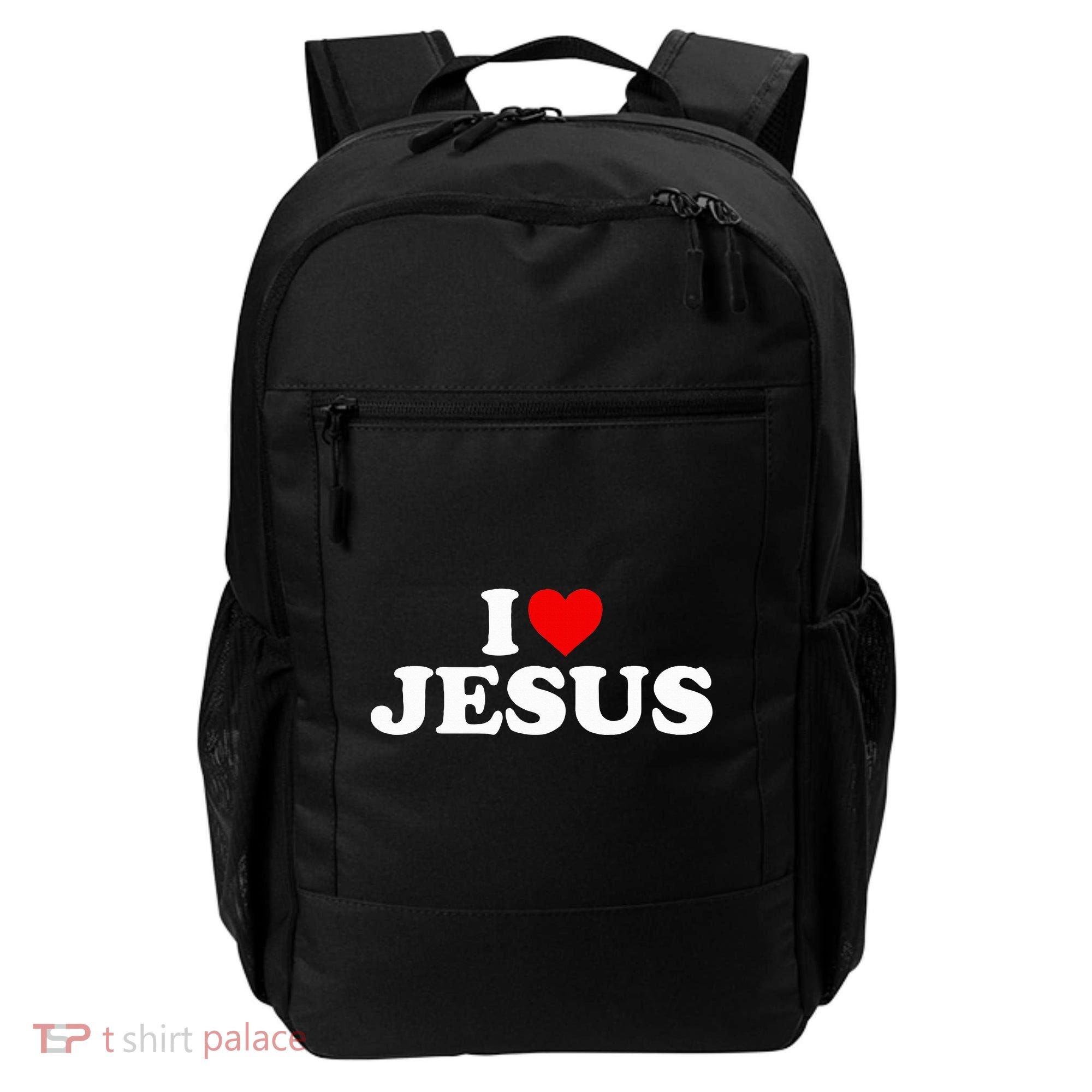 I Love Jesus - Heart  Backpack