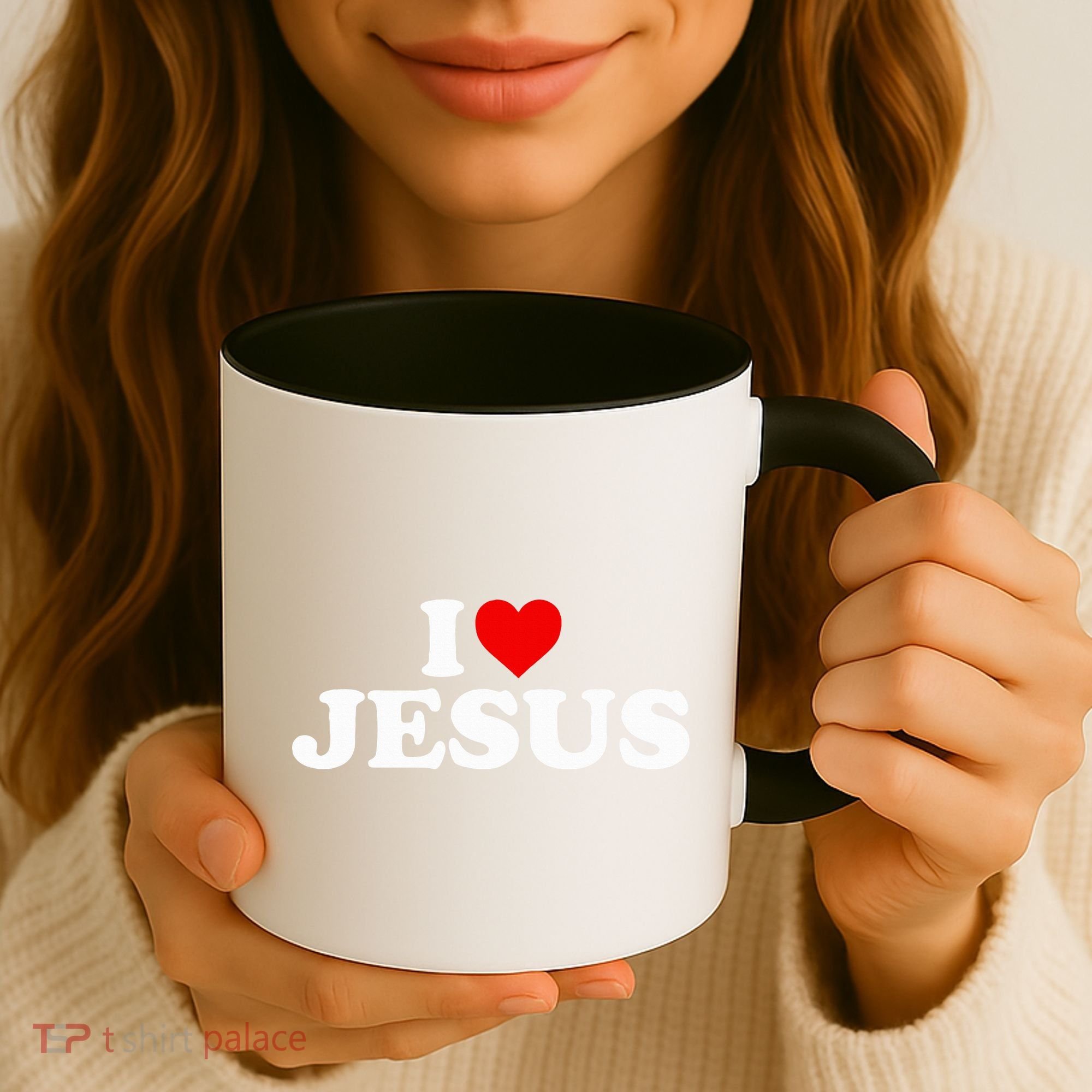 I Love Jesus - Heart  Coffee Mug