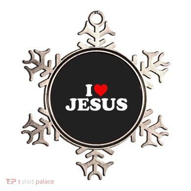 I Love Jesus - Heart  Ornament