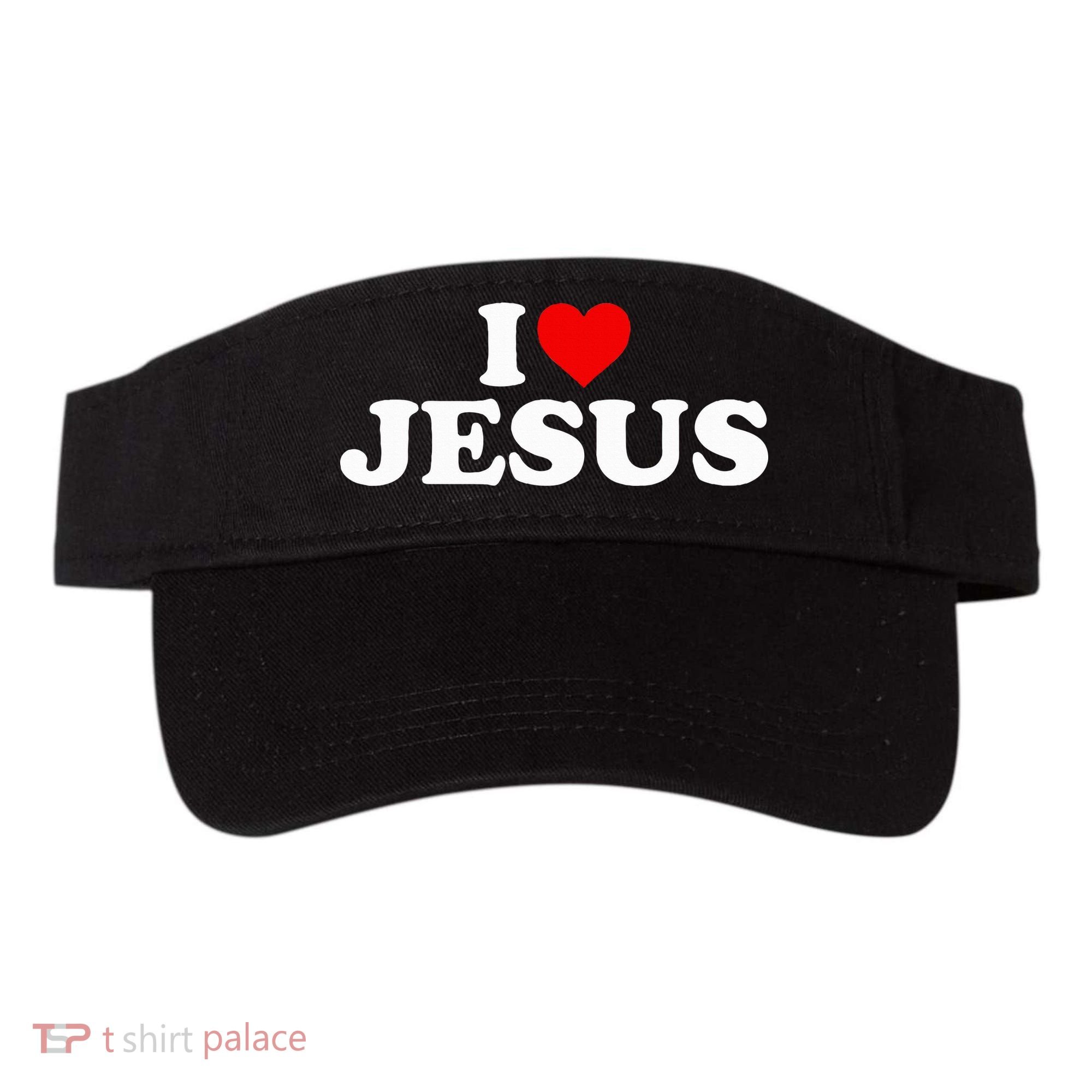 I Love Jesus - Heart  Visor