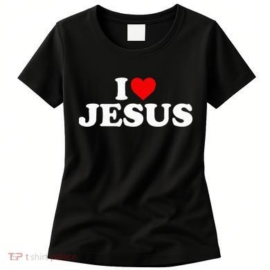 I Love Jesus - Heart  Women's T-Shirt