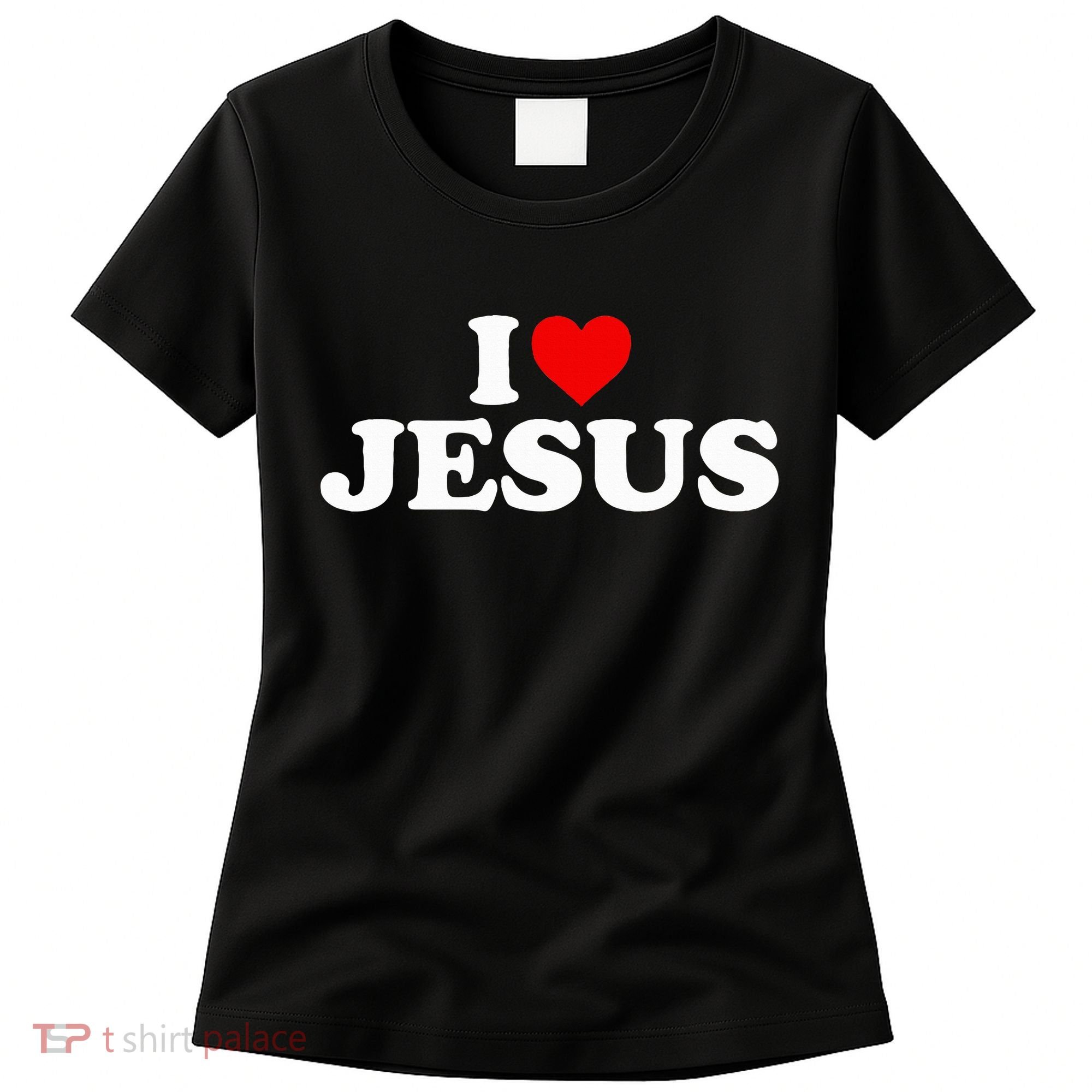 I Love Jesus - Heart  Women's T-Shirt
