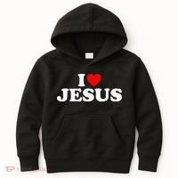 I Love Jesus - Heart  Kids Hoodie thumb 0