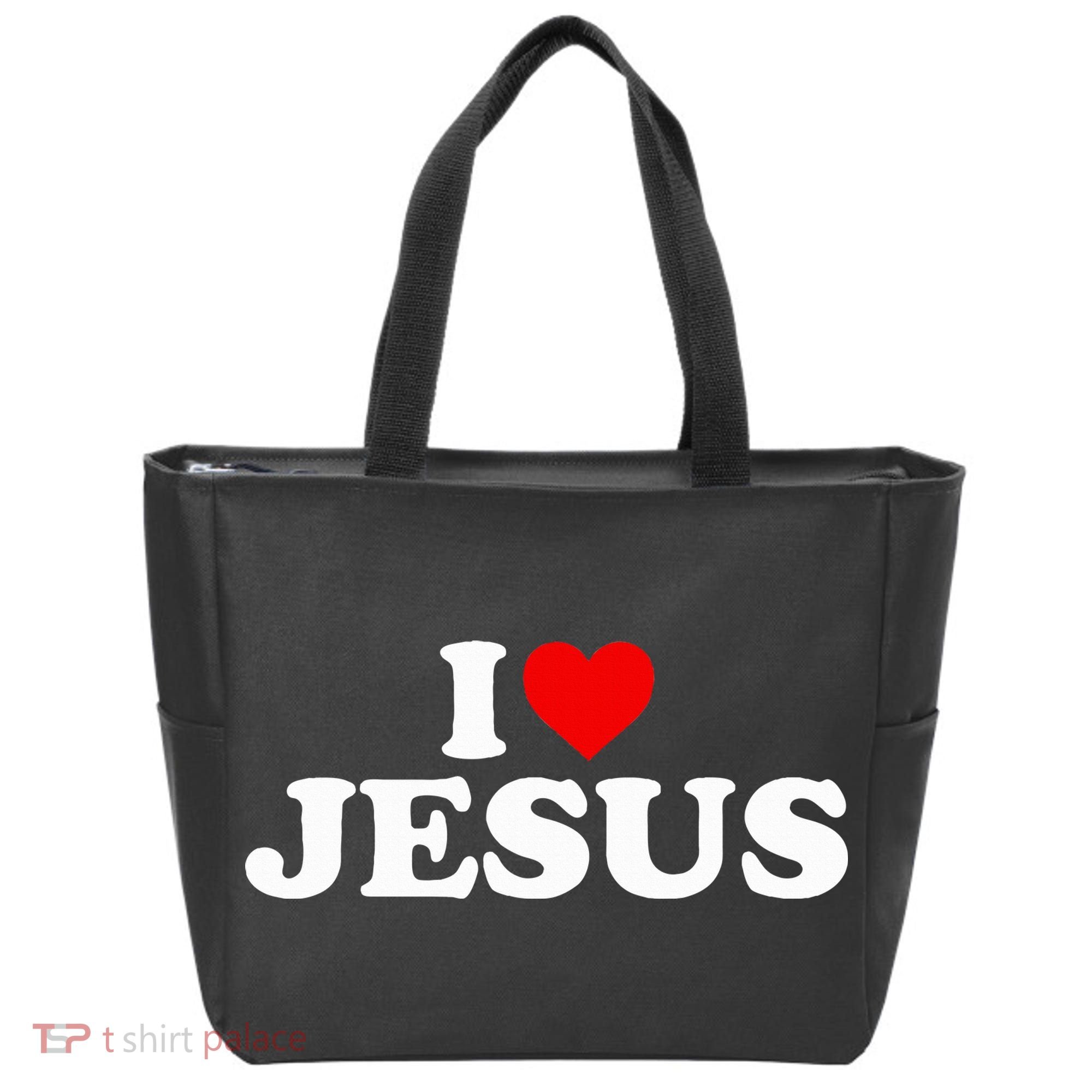 I Love Jesus - Heart  Tote Bag
