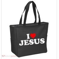 I Love Jesus - Heart  Tote Bag thumb 2