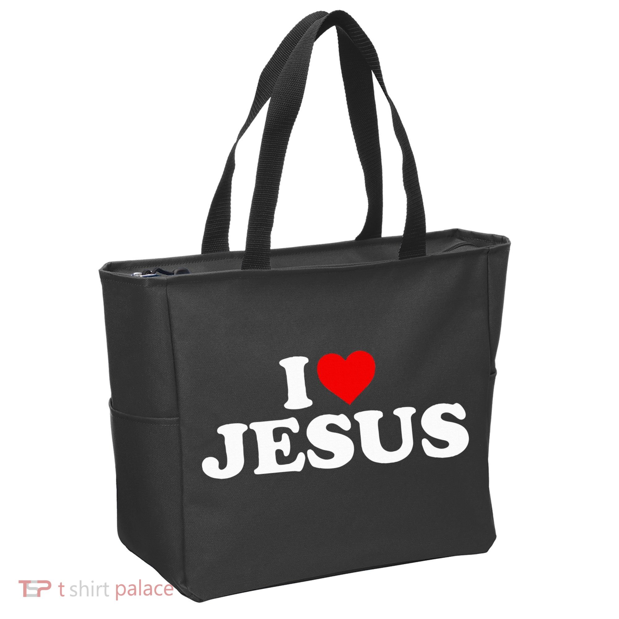 I Love Jesus - Heart  Tote Bag