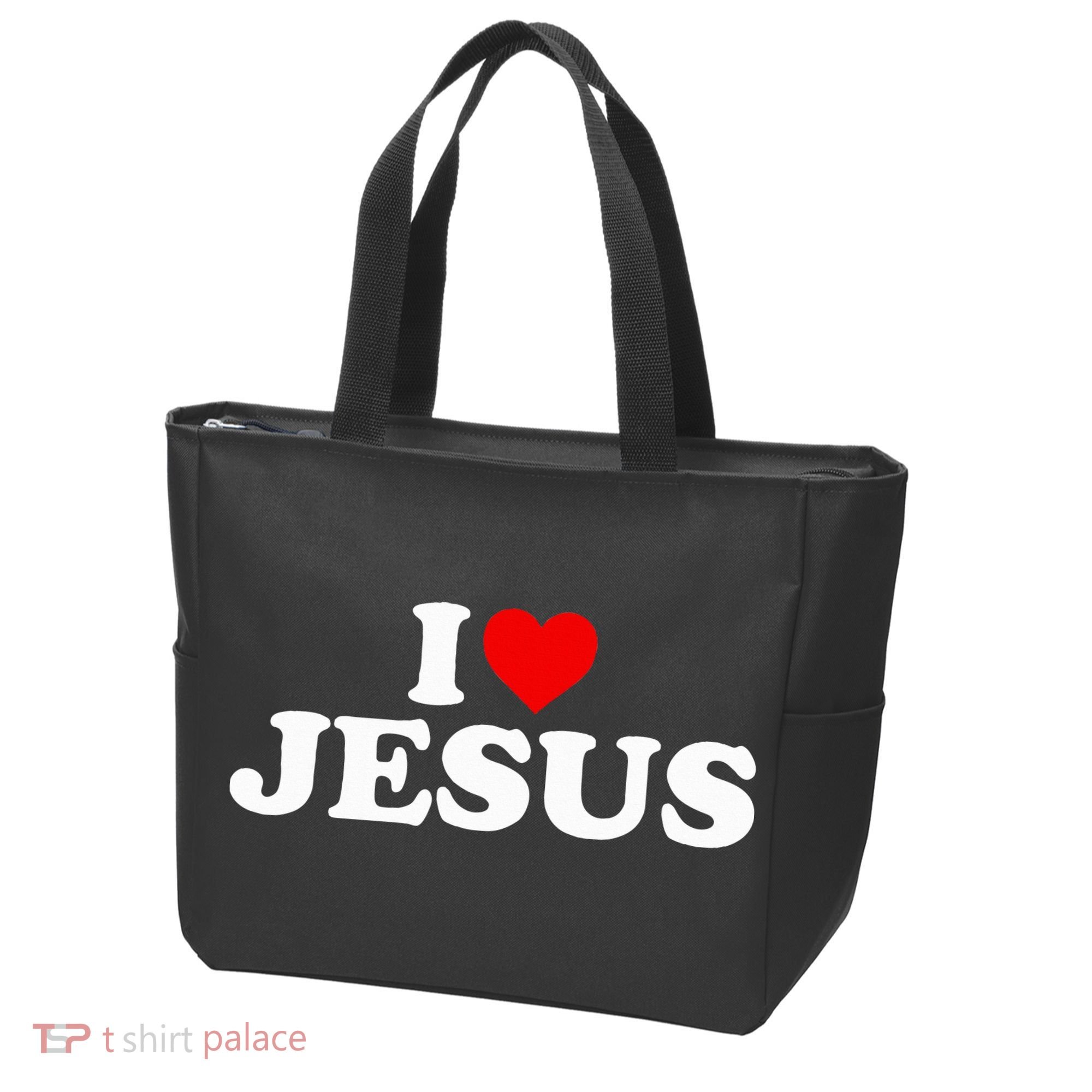 I Love Jesus - Heart  Tote Bag