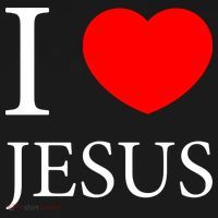 I Love Jesus Simple Logo Backpack thumb 2
