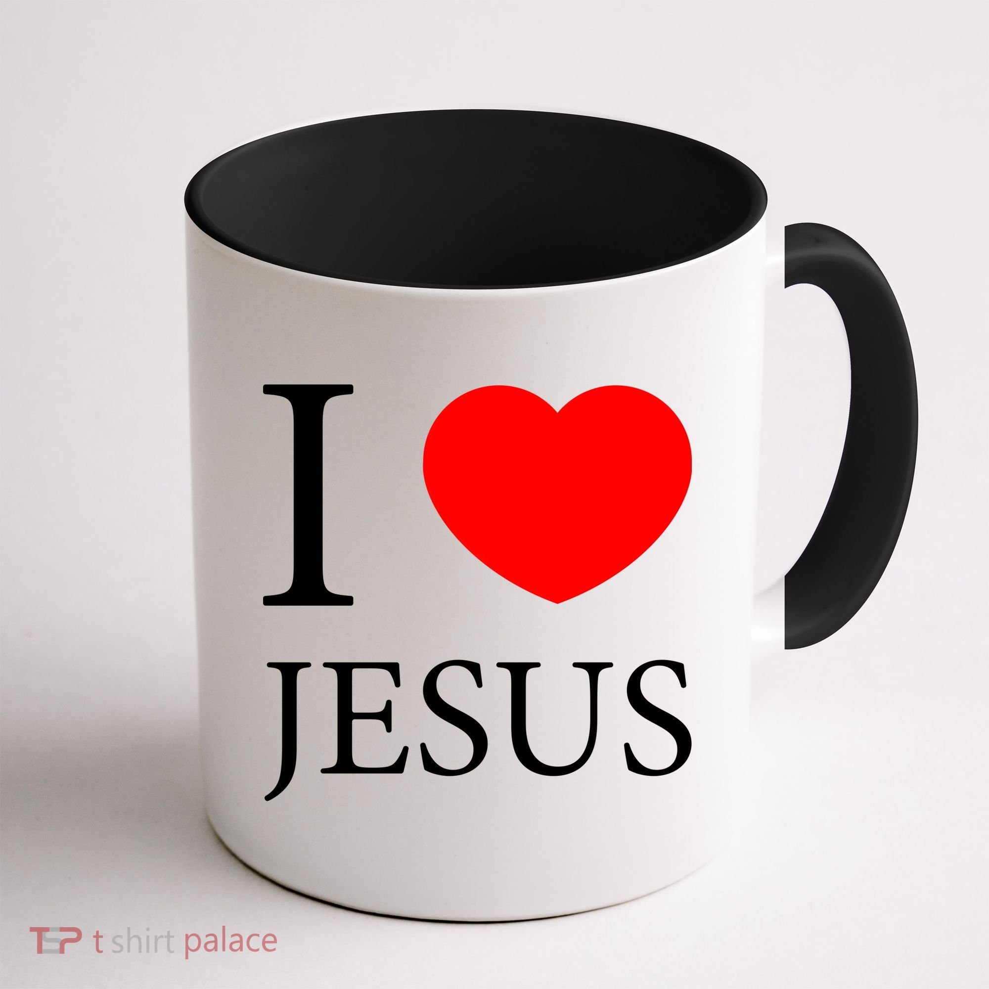 I Love Jesus Simple Logo Coffee Mug