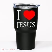 I Love Jesus Simple Logo Tumbler thumb 0