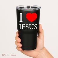 I Love Jesus Simple Logo Tumbler thumb 2