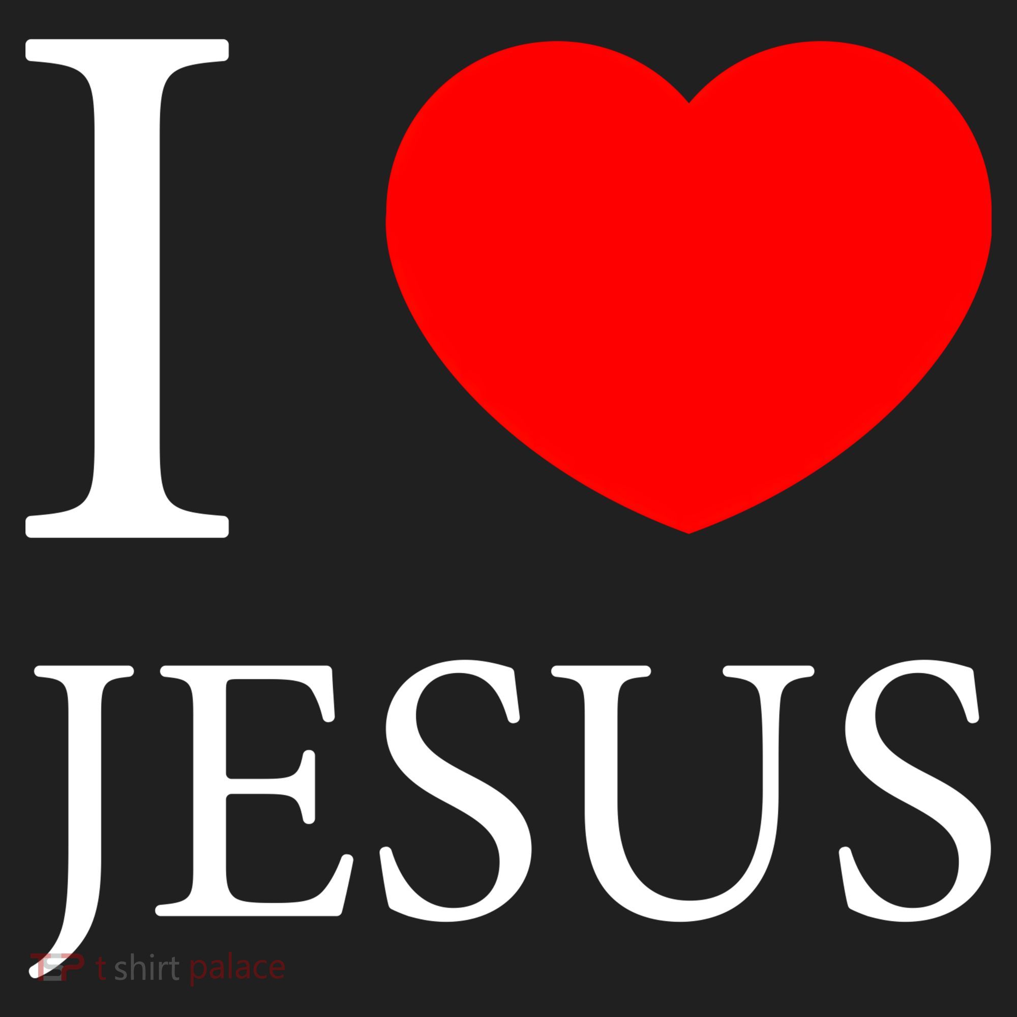 I Love Jesus Simple Logo Tumbler