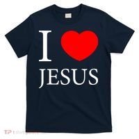 I Love Jesus Simple Logo T-Shirt thumb 0
