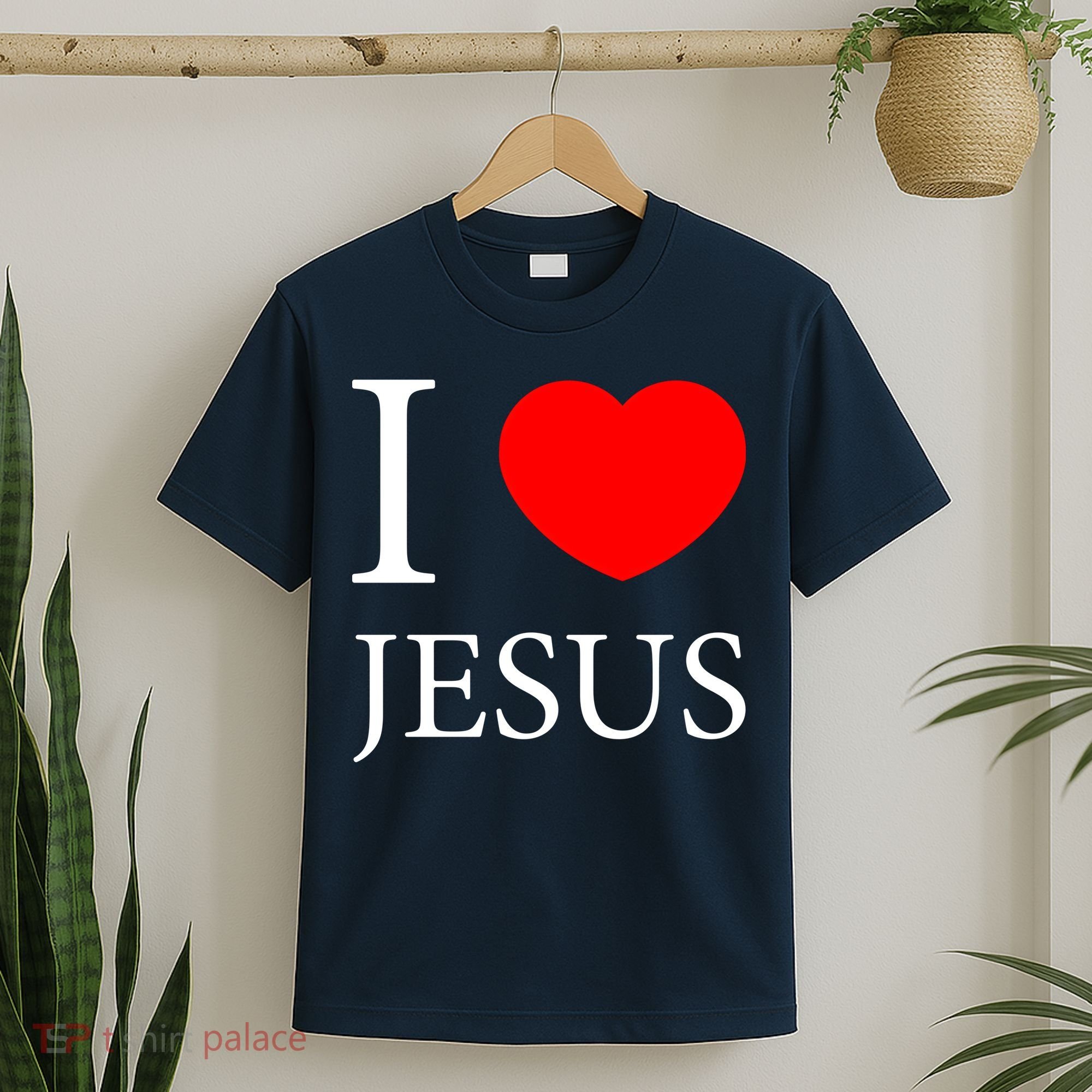 I Love Jesus Simple Logo T-Shirt