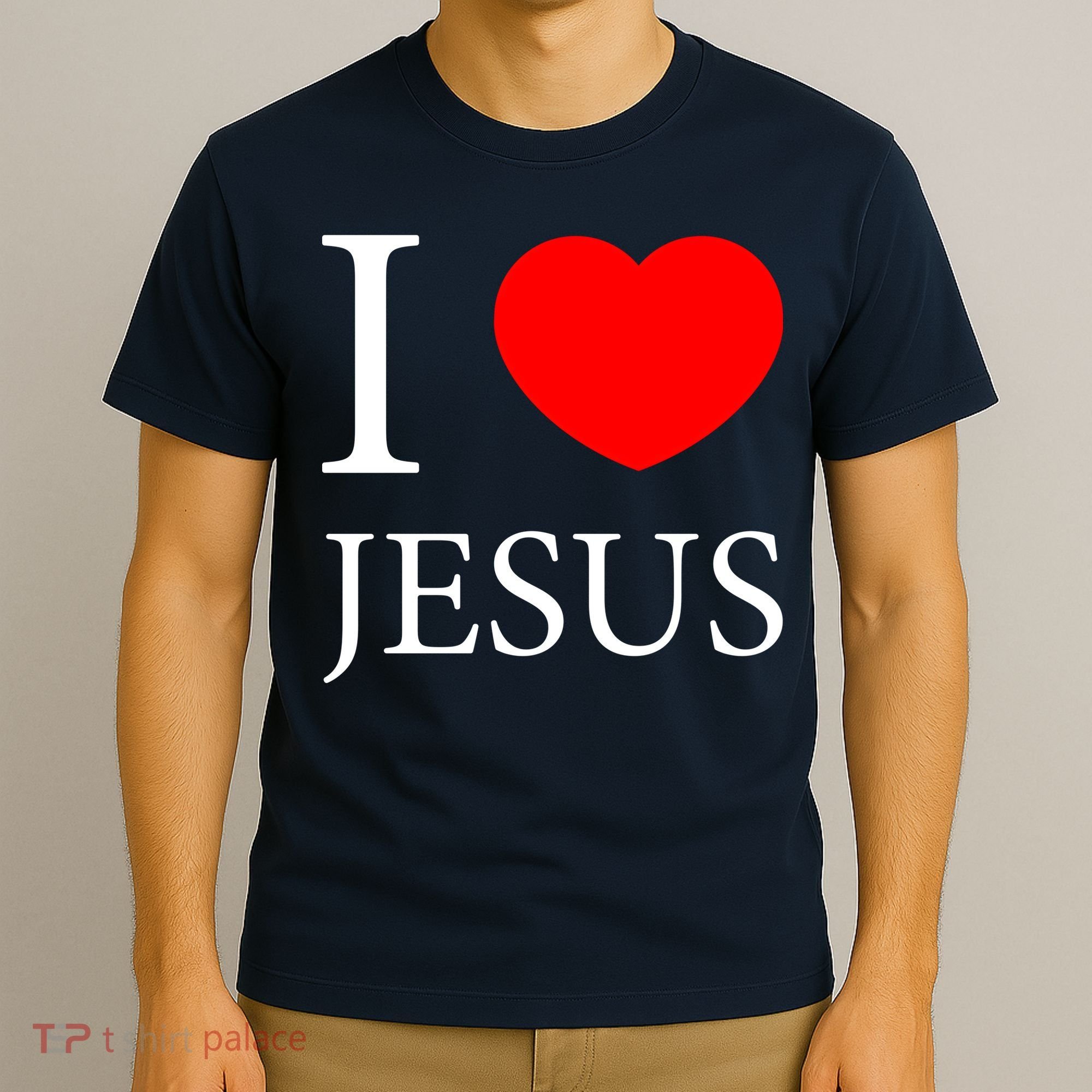 I Love Jesus Simple Logo T-Shirt