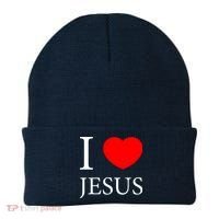 I Love Jesus Simple Logo Beanie thumb 0