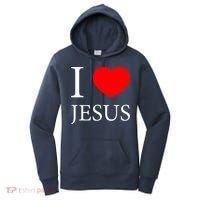 I Love Jesus Simple Logo Women's Hoodie thumb 0