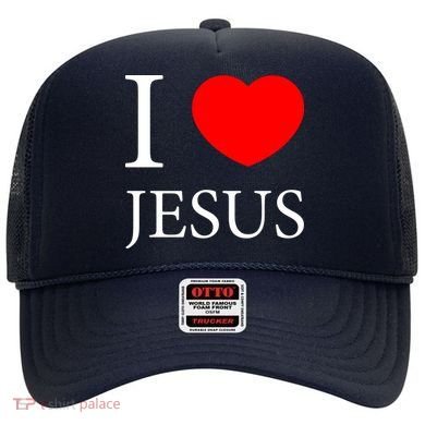 I Love Jesus Simple Logo Hat