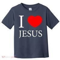 I Love Jesus Simple Logo Toddler T-Shirt thumb 0