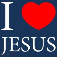 I Love Jesus Simple Logo Kids Hoodie thumb 5