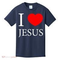 I Love Jesus Simple Logo Kids T-Shirt thumb 0