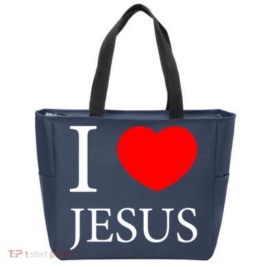 I Love Jesus Simple Logo Tote Bag