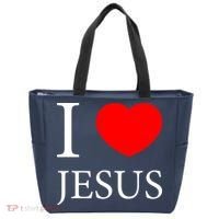 I Love Jesus Simple Logo Tote Bag thumb 0