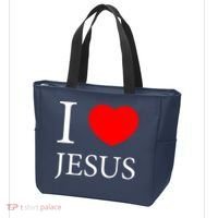 I Love Jesus Simple Logo Tote Bag thumb 3