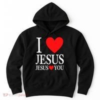 I Love Jesus Jesus Loves You Hoodie thumb 0