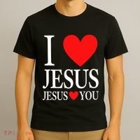 I Love Jesus Jesus Loves You T-Shirt thumb 3