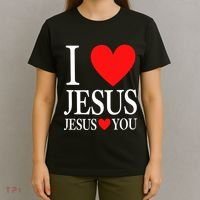 I Love Jesus Jesus Loves You T-Shirt thumb 4