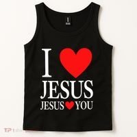 I Love Jesus Jesus Loves You Tank Top thumb 2