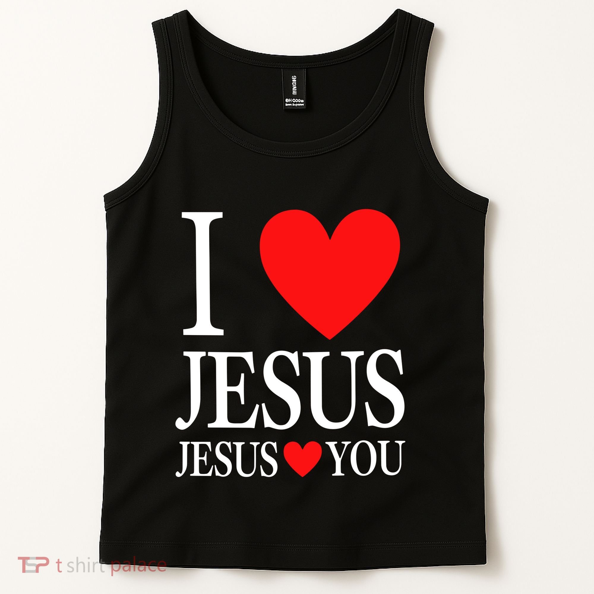 I Love Jesus Jesus Loves You Tank Top