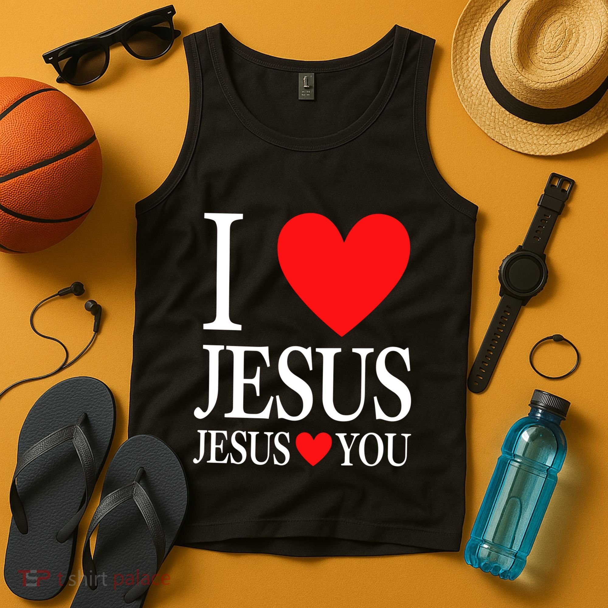 I Love Jesus Jesus Loves You Tank Top